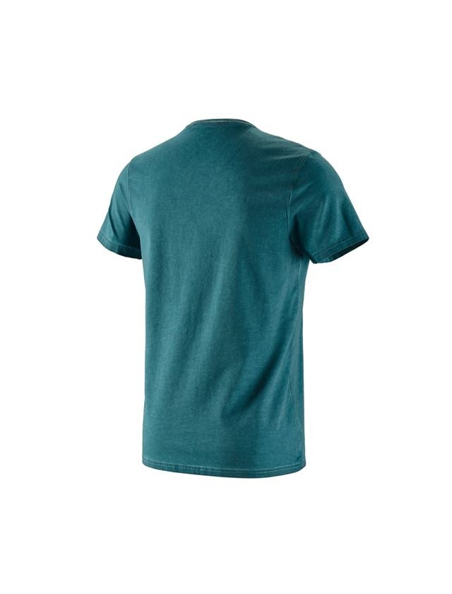 Temi: e.s. t-shirt vintage cotton stretch + ciano scuro vintage 6