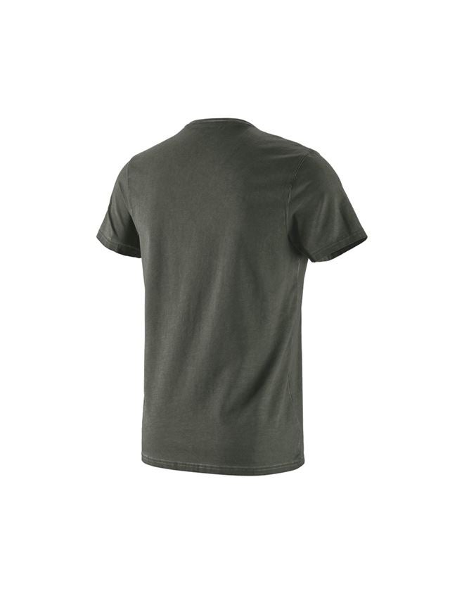 Maglie | Pullover | Camicie: e.s. t-shirt vintage cotton stretch + verde mimetico vintage 6
