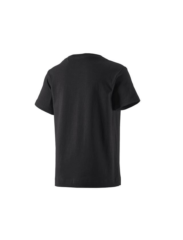 Temi: e.s. t-shirt cotton stretch, bambino + nero 2