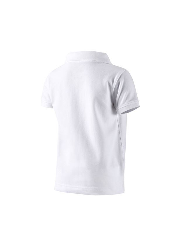 Maglie | Pullover | T-Shirt: e.s. polo cotton stretch, bambino + bianco 1