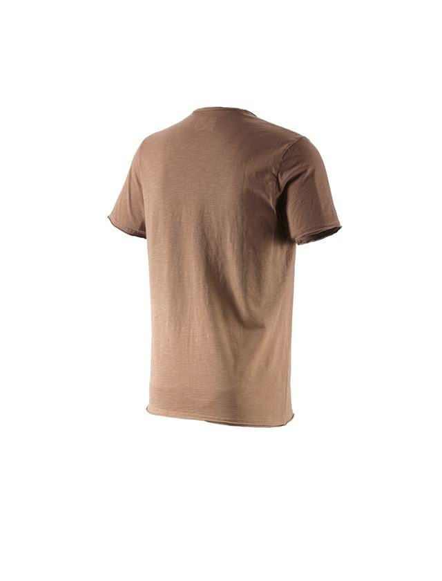 Maglie | Pullover | Camicie: e.s. t-shirt denim workwear + marrone chiaro vintage 1