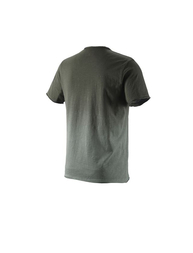 Maglie | Pullover | Camicie: e.s. t-shirt denim workwear + verde mimetico vintage 1