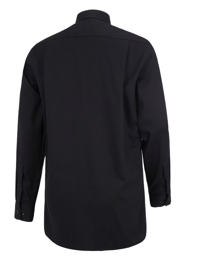 Maglie | Pullover | Camicie: Camicia Business e.s.comfort, a manica lunga + nero 1