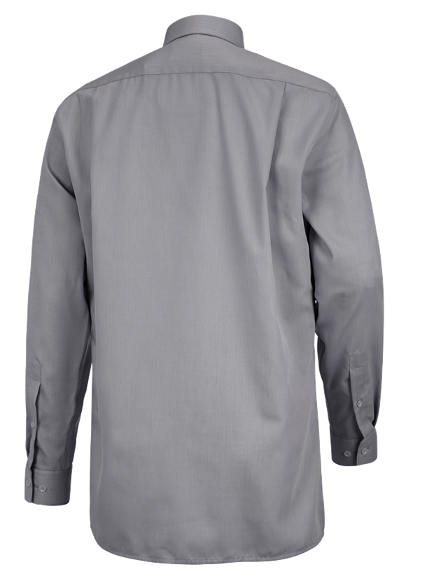 Maglie | Pullover | Camicie: Camicia Business e.s.comfort, a manica lunga + grigio melange 1
