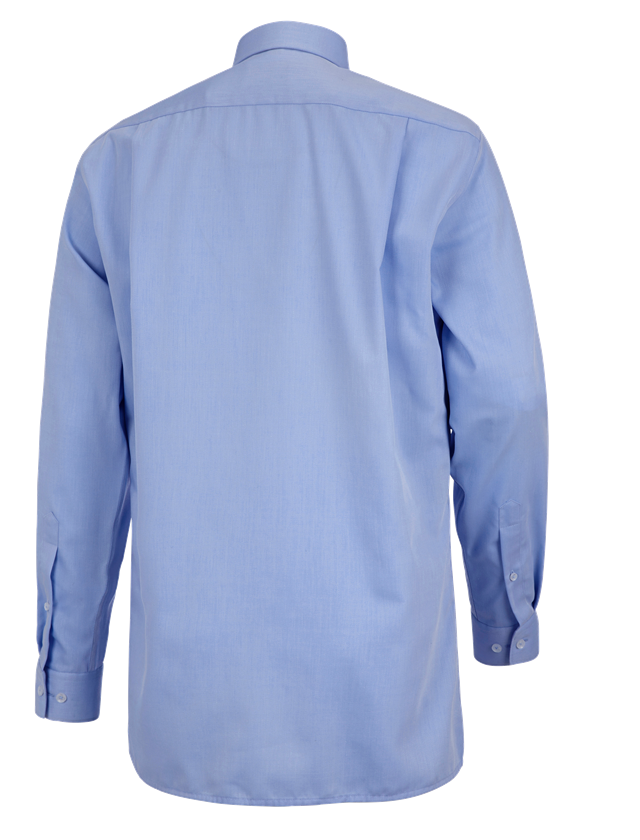 Maglie | Pullover | Camicie: Camicia Business e.s.comfort, a manica lunga + blu chiaro melange 3