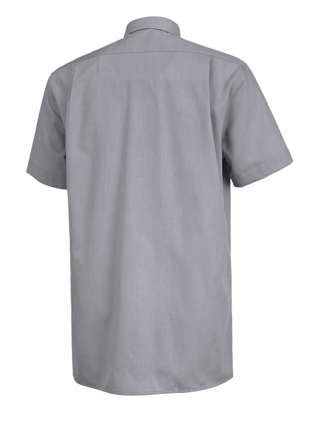 Maglie | Pullover | Camicie: Camicia Business e.s.comfort, a manica corta + grigio melange 1
