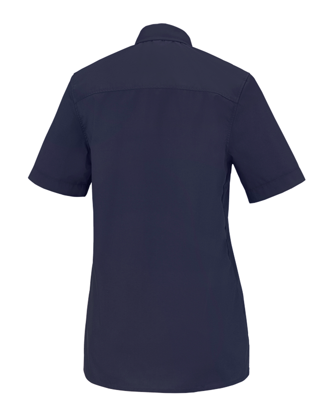Maglie | Pullover | Bluse: e.s. blusa da servizio, a manica corta + blu scuro 1