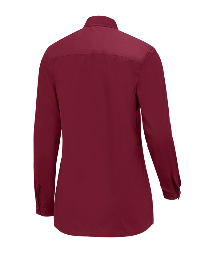 Maglie | Pullover | Bluse: e.s. blusa da servizio, a manica lunga + rubino 1