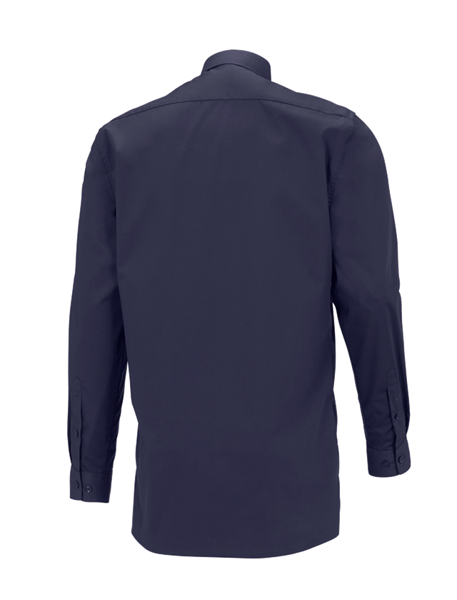 Maglie | Pullover | Camicie: e.s. camicia da servizio, a manica lunga + blu scuro 1