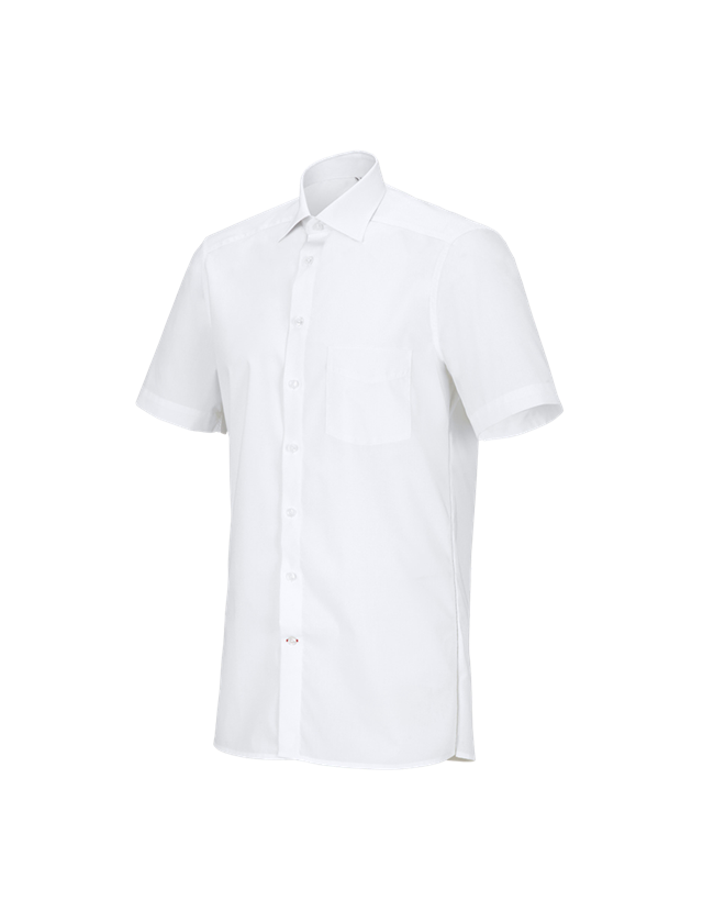 Temi: e.s. camicia da servizio, a manica corta + bianco