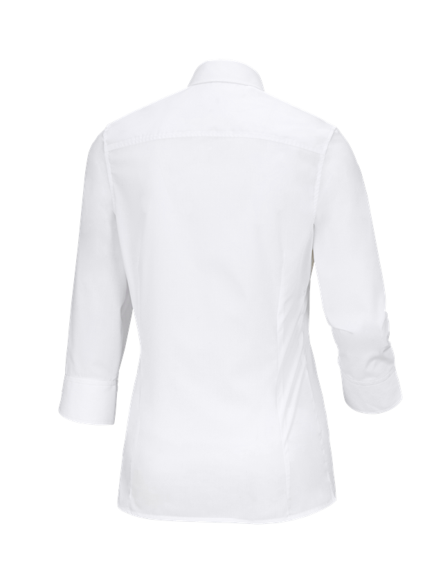 Maglie | Pullover | Bluse: Blusa Business e.s.comfort, manica a 3/4 + bianco 1