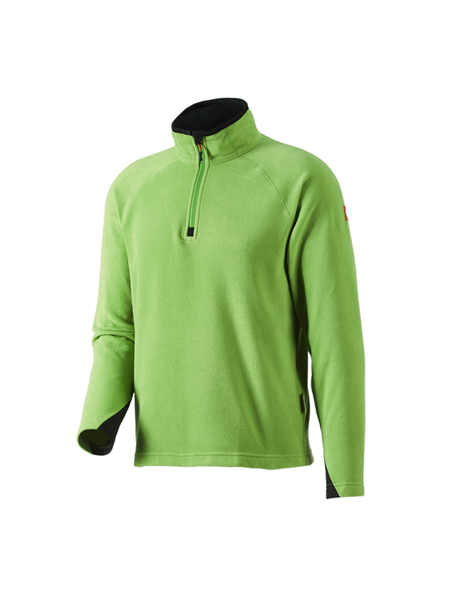 Maglie | Pullover | Camicie: Troyer in micropile dryplexx® micro + verde mare