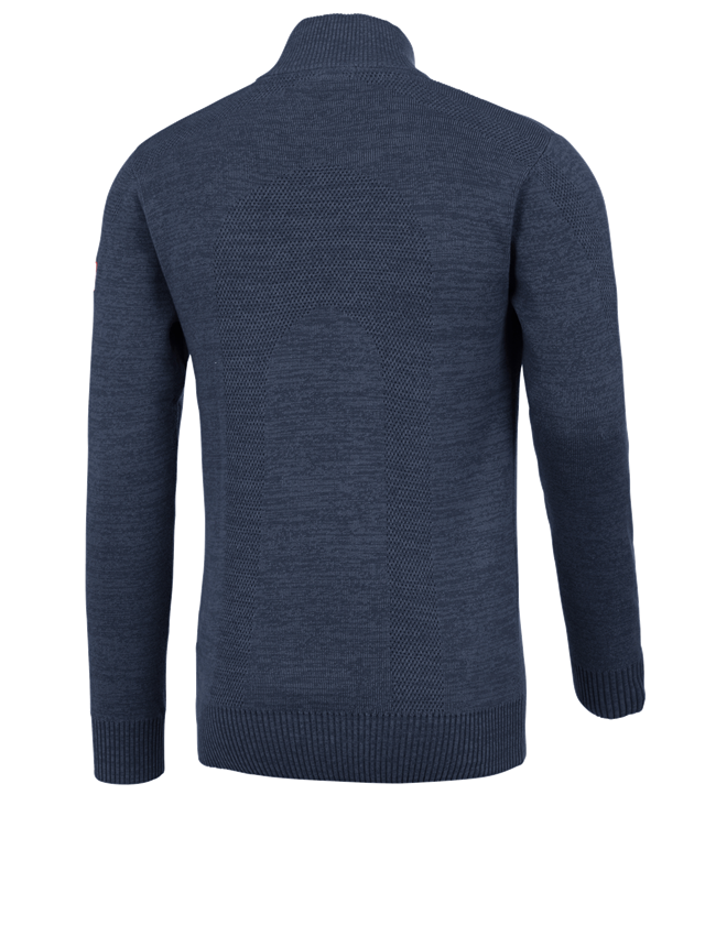 Maglie | Pullover | Camicie: e.s. troyer in maglia + blu notte melange 3