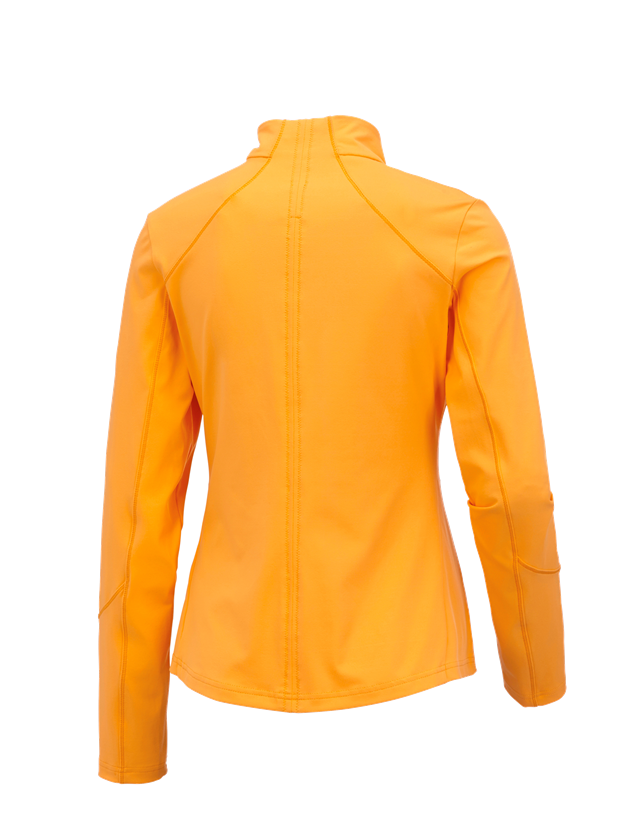 Maglie | Pullover | Bluse: e.s. giacca funzionale solid, donna + arancio chiaro 1