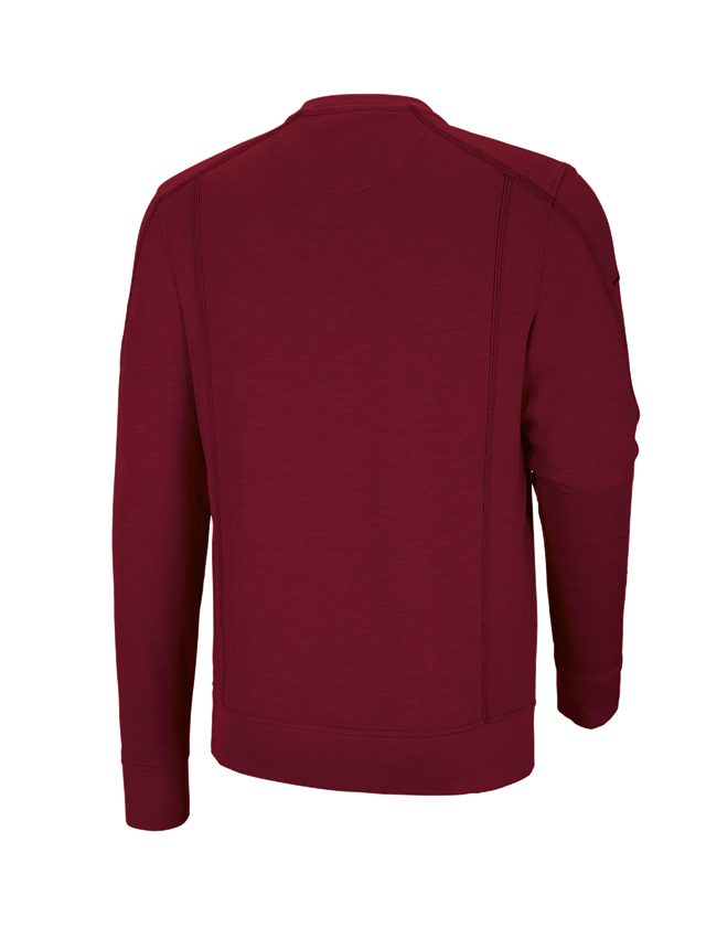 Maglie | Pullover | Camicie: Felpa cotton slub e.s.roughtough + rubino 3