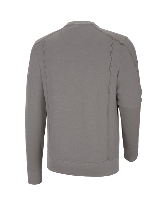 Maglie | Pullover | Camicie: Felpa cotton slub e.s.roughtough + cenere 1