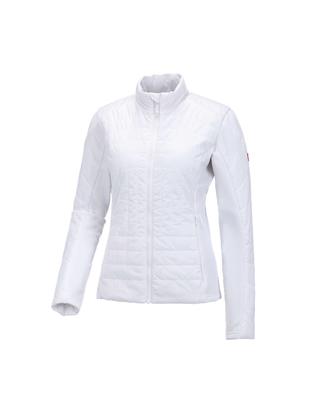 Temi: e.s. giacca trapuntata funz. thermo stretch, donna + bianco