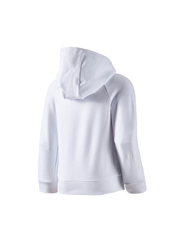 Maglie | Pullover | T-Shirt: e.s. felpa aperta c.cappuc. cotton stretch,bambino + bianco 1
