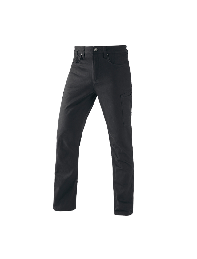 Pantaloni: e.s. 7-Pocket-Jeans + nero