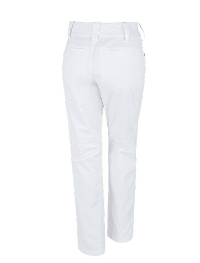 Pantaloni da lavoro: e.s. pantaloni da lavoro base, donna + bianco 1