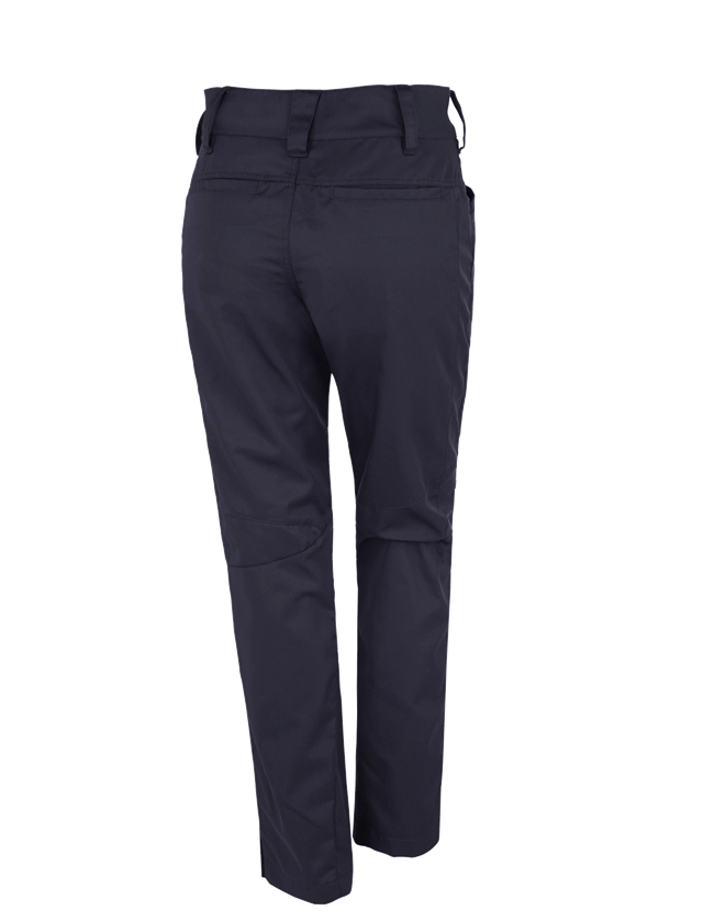 Temi: e.s. pantaloni da lavoro base, donna + blu scuro 1