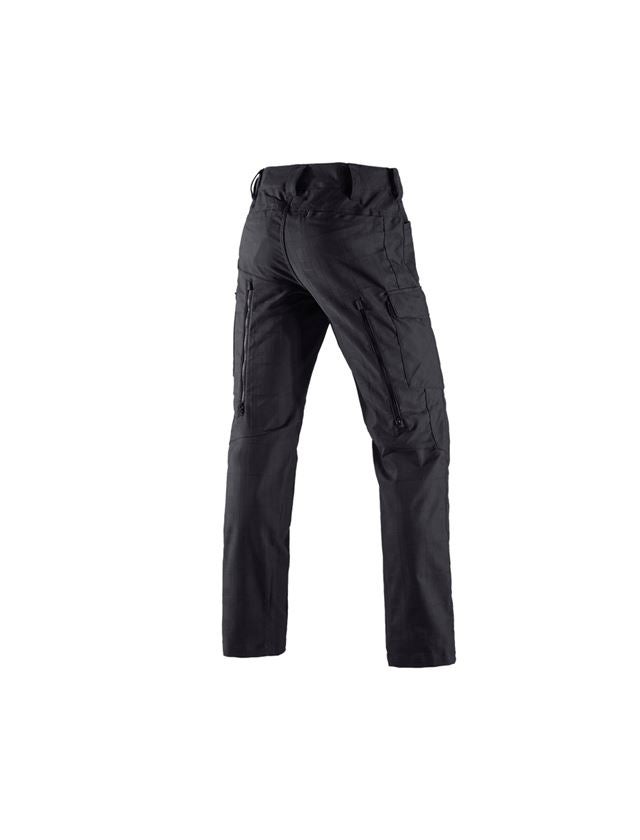 Pantaloni: e.s. pantaloni da lavoro pocket, uomo + nero 1