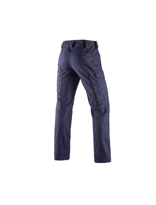 Pantaloni: e.s. pantaloni da lavoro pocket, uomo + blu scuro 1