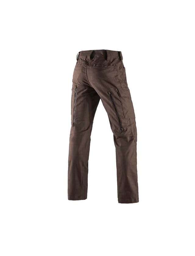 Pantaloni: e.s. pantaloni da lavoro pocket, uomo + castagna 1