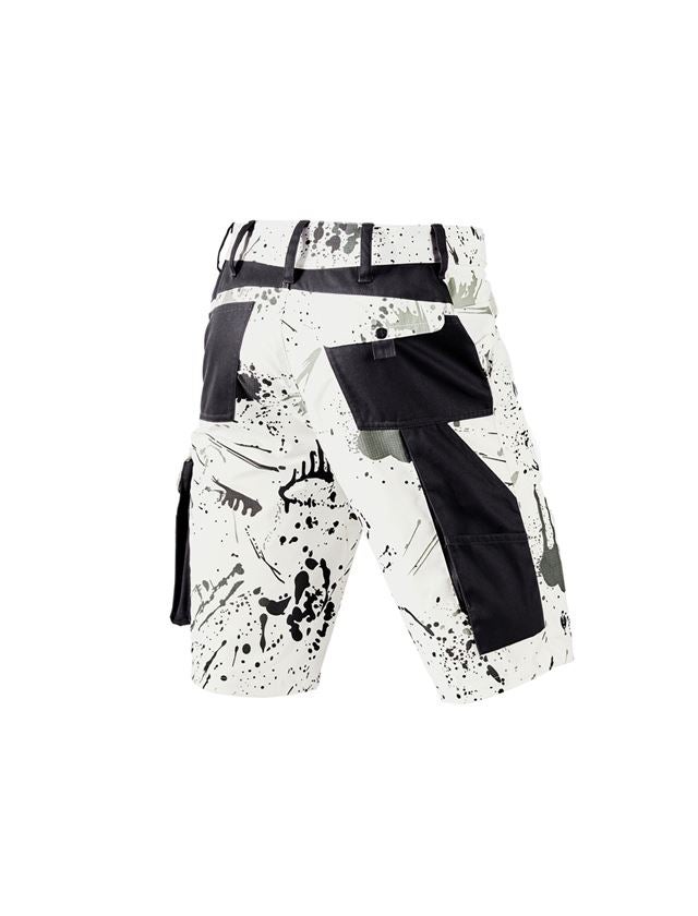 Pantaloni: e.s. shorts Painter + bianco/grafite 3