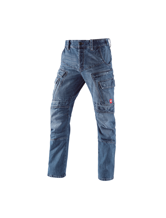Pantaloni: e.s. Cargo Worker-Jeans POWERdenim + stonewashed 4