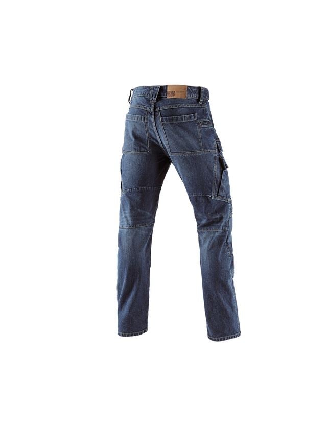 Temi: e.s. Cargo Worker-Jeans POWERdenim + darkwashed 1