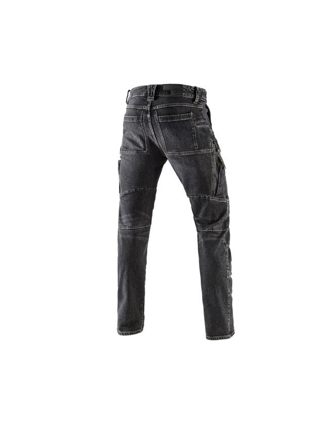 Pantaloni: e.s. Cargo Worker-Jeans POWERdenim + blackwashed 3
