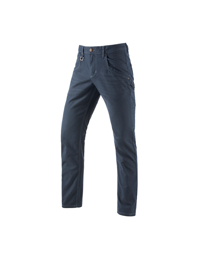 Pantaloni: Pantaloni multipocket e.s.vintage + blu artico 2