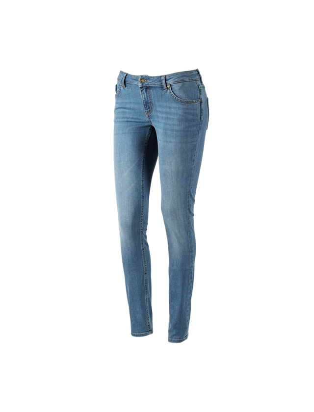 Pantaloni da lavoro: e.s. 5-Pocket-Stretch-Jeans, donna + stonewashed 2