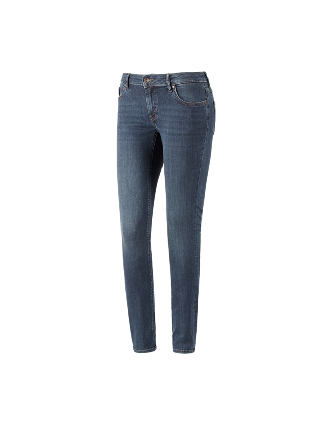 Pantaloni da lavoro: e.s. 5-Pocket-Stretch-Jeans, donna + mediumwashed 2