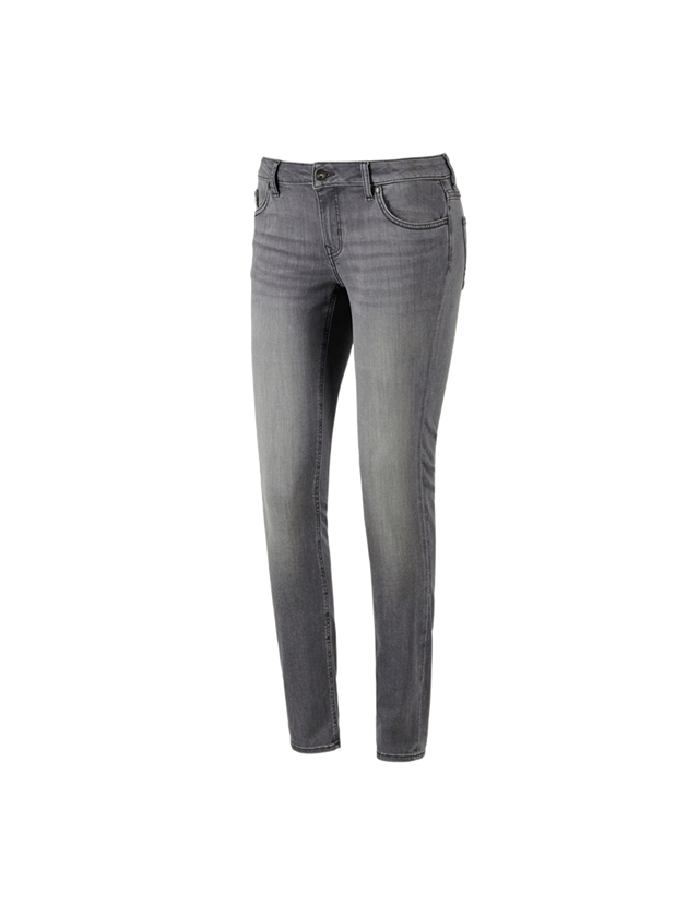 Pantaloni da lavoro: e.s. 5-Pocket-Stretch-Jeans, donna + graphitewashed 2
