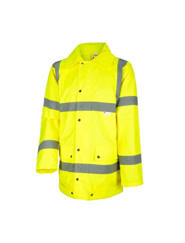 Giacche: STONEKIT giacca antipioggia segnaletica + giallo fluo