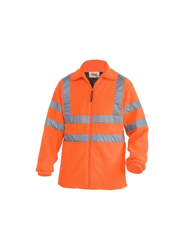 Temi: STONEKIT giacca segnaletica in pile + arancio fluo