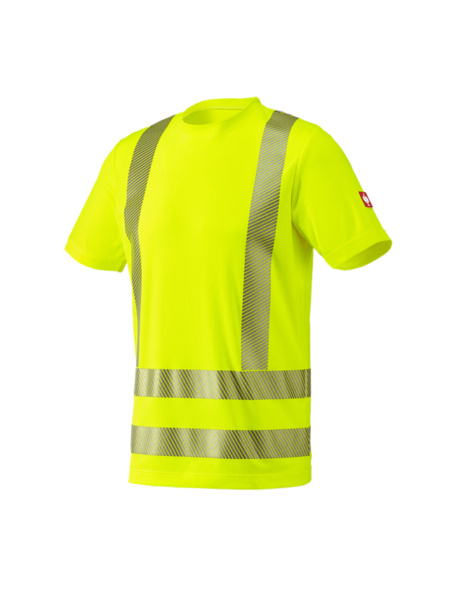 Temi: e.s. t-shirt funzionale segnaletica + giallo fluo