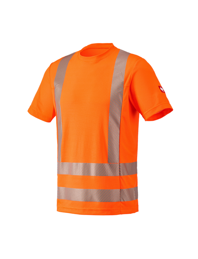 Temi: e.s. t-shirt funzionale segnaletica + arancio fluo