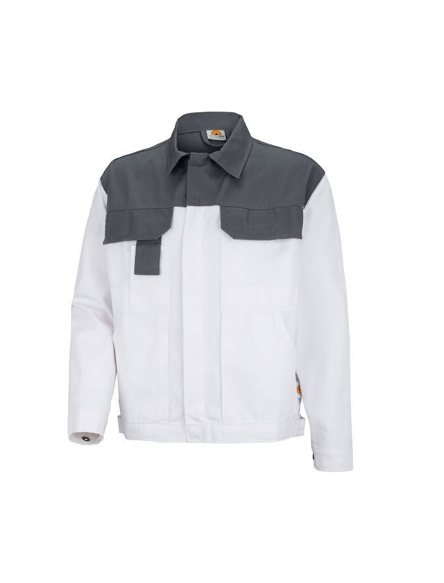 Giacche: STONEKIT giacca da lavoro Odense + bianco/grigio