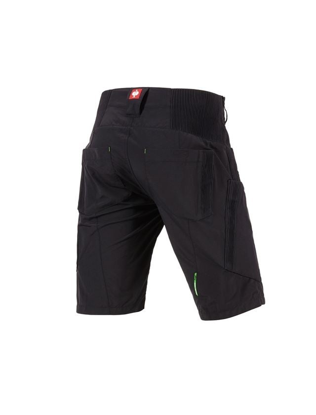 Pantaloni: e.s. short funzionali Superlite + nero/neon verde 3