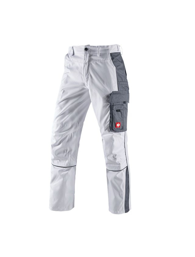 Pantaloni: Pantaloni e.s.active + bianco/grigio 2