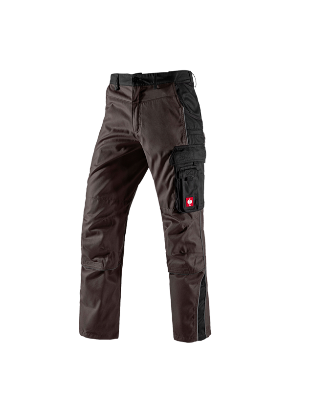 Pantaloni: Pantaloni e.s.active + marrone/nero 2