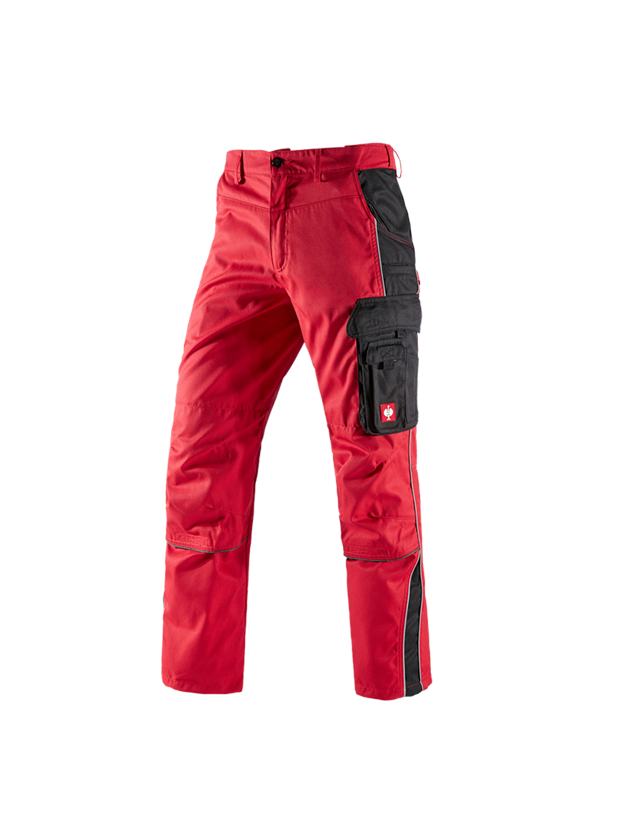 Pantaloni: Pantaloni e.s.active + rosso/nero 2
