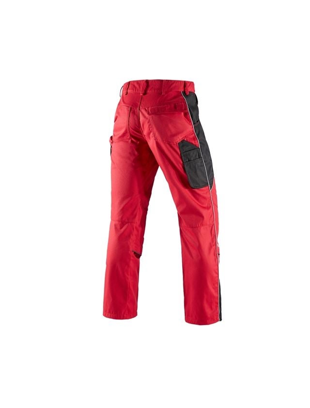 Pantaloni: Pantaloni e.s.active + rosso/nero 3