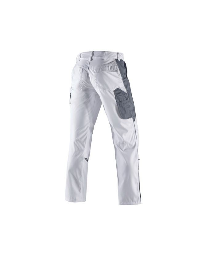 Pantaloni: Pantaloni e.s.active + bianco/grigio 3