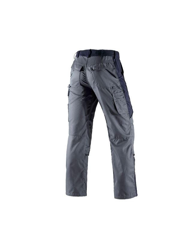 Pantaloni: Pantaloni e.s.active + grigio/blu scuro 3