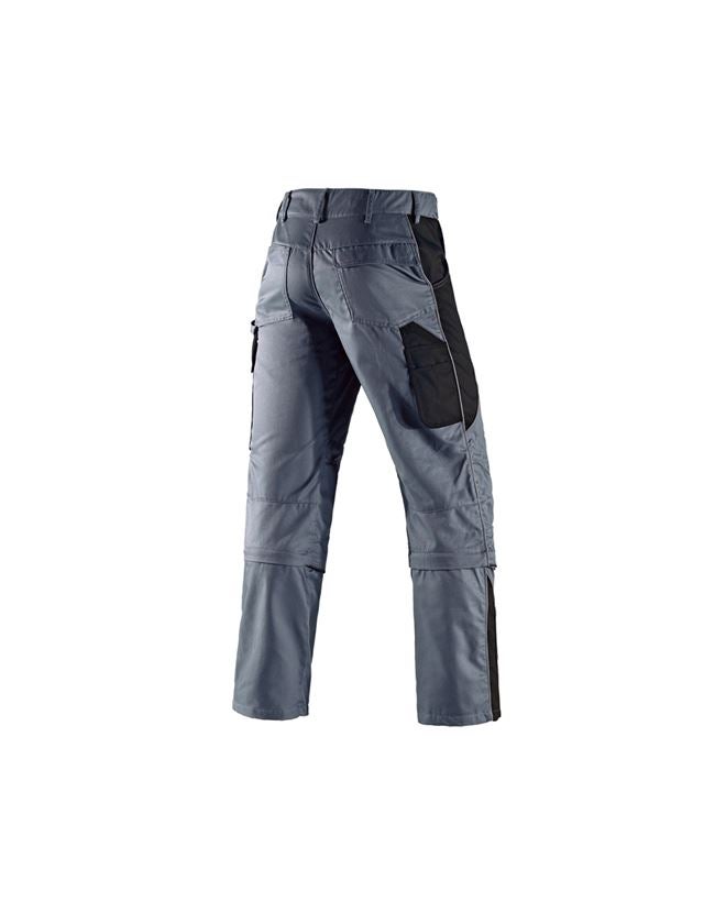 Pantaloni: Pantaloni Zip-Off e.s.active + grigio/nero 3