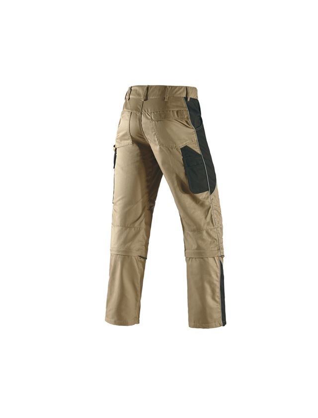 Pantaloni: Pantaloni Zip-Off e.s.active + kaki/nero 3